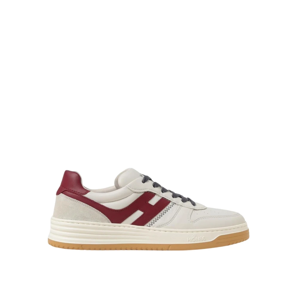 Hogan Men's White Low-Top Sneakers With Iconic H Detail