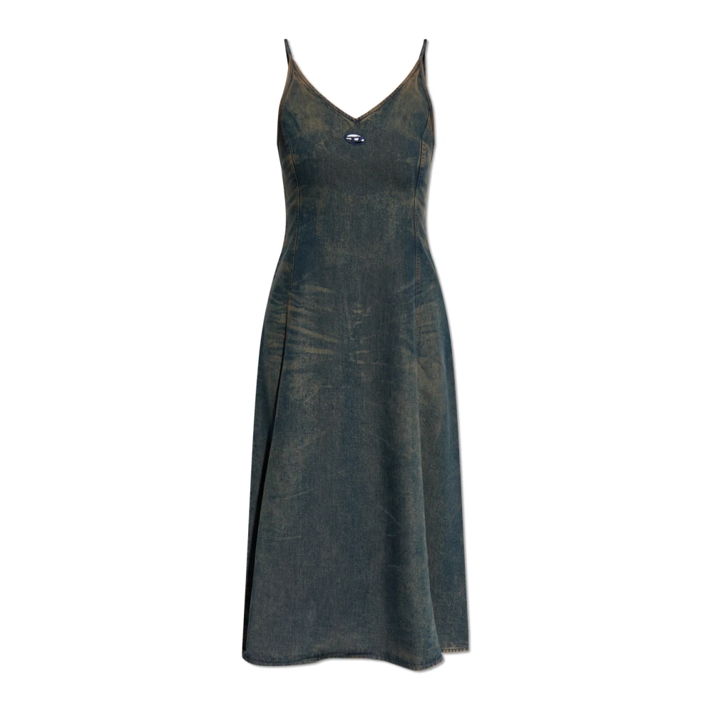 Diesel Donna Blu Abiti, Xs, New,