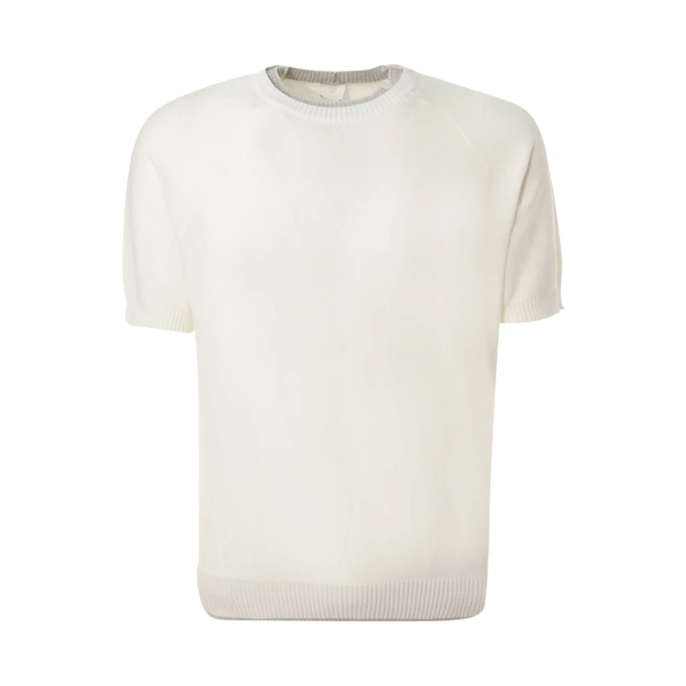 Eleventy Homme Blanc Pulls, Taille: Xl Pull Ras Du Cou