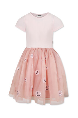 pink-short-sleeved-sequin-dress