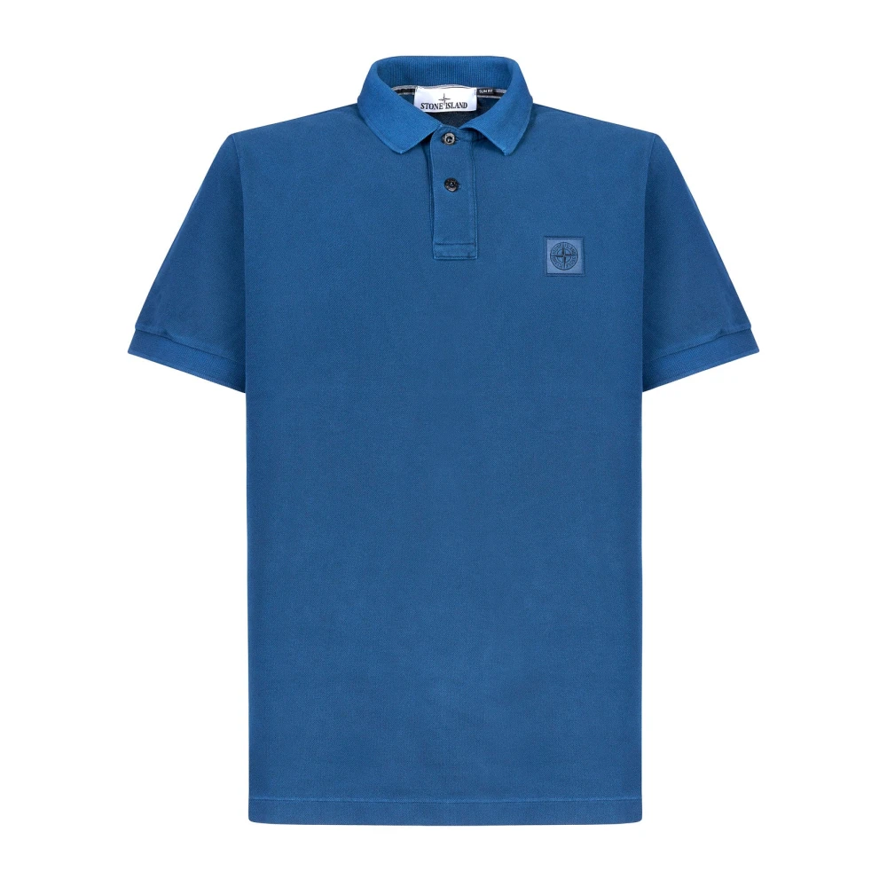 Stone Island Blauwe T-shirts en Polos Blue Heren