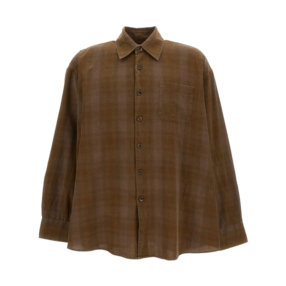 Our Legacy Men's Multicolor Casual Shirts, L, Borrowed Shirt