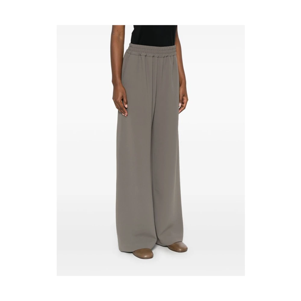 Mark Kenly Domino Tan Groene Elastische Taillebroek Gray Dames