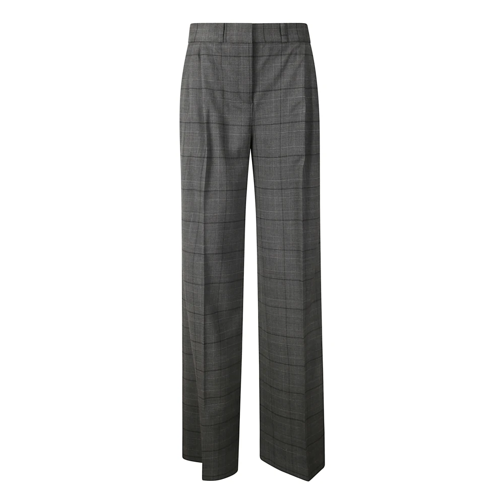 Coperni Wijde Pijp Haak Rits Broek Gray Dames