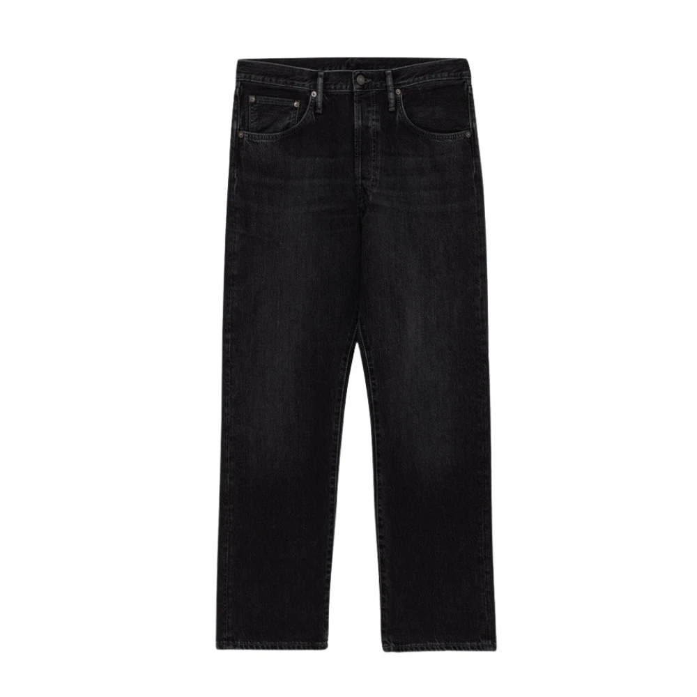 Acne Studios Vintage Zwart-Wash Hoge Taille Jeans Black Heren