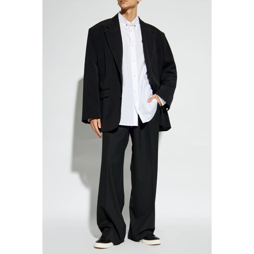 Versace Jeans Couture Shirt met logo White Heren