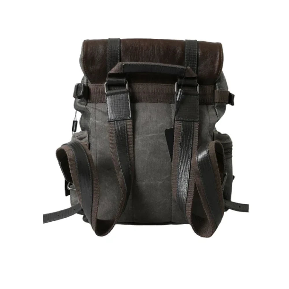 Dolce & Gabbana Pre-owned Fabric backpacks Green Dames