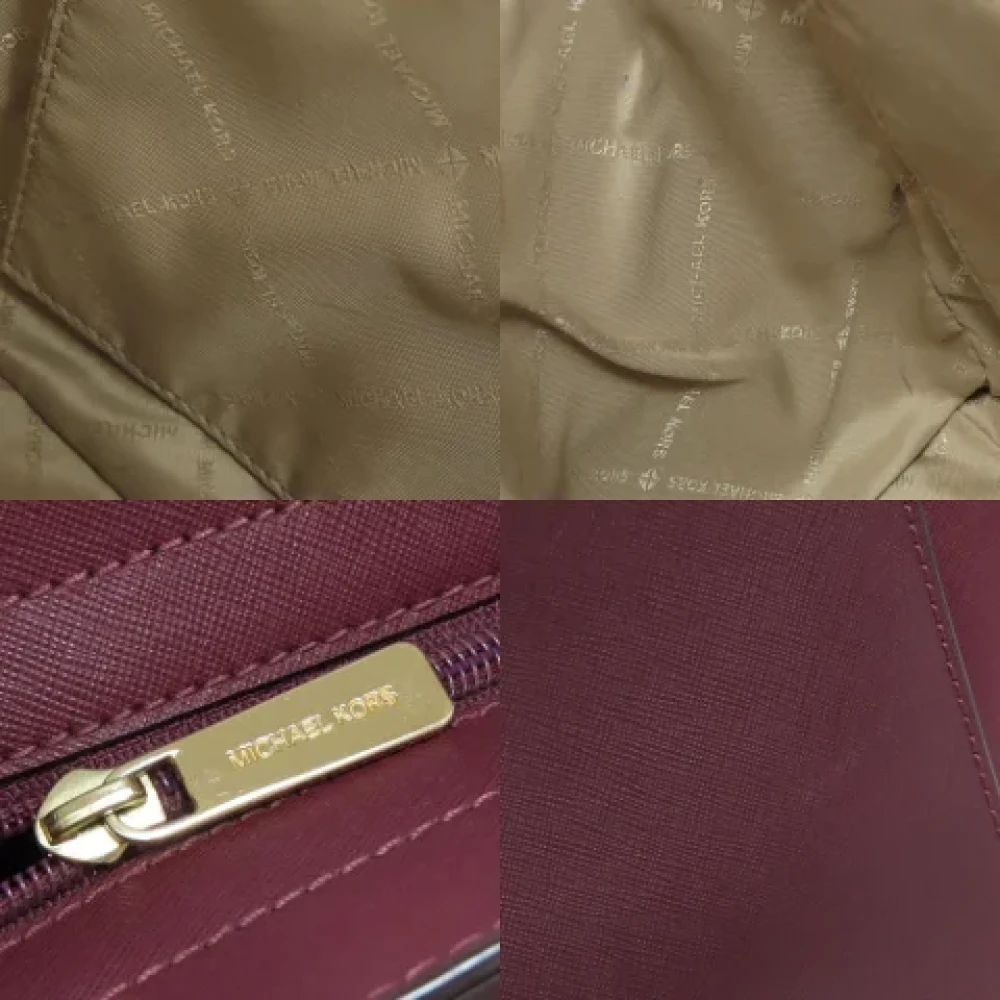 Michael Kors Pre-owned Fabric handbags Purple Dames