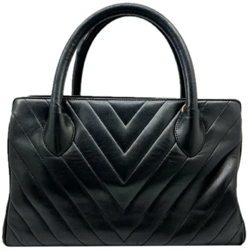 Chanel Vintage Pre-owned Fabric chanel-bags Black Dames