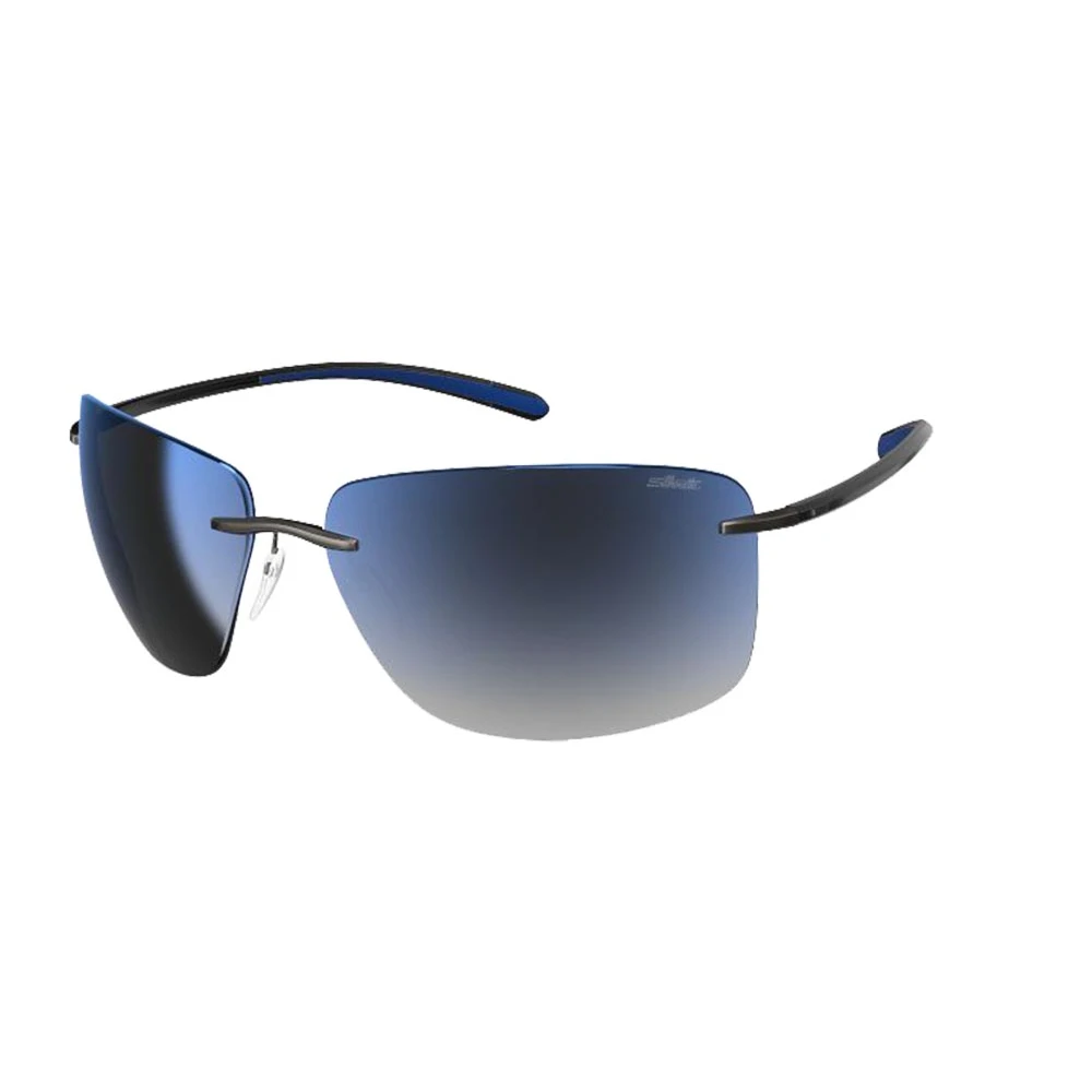 Silhouette Unisex Grigio Occhiali Da Sole Matte Grey/Blue