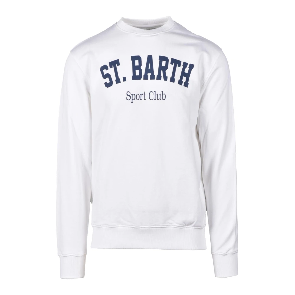MC2 Saint Barth Katoenen Sweatshirt Model: Felpa White Heren