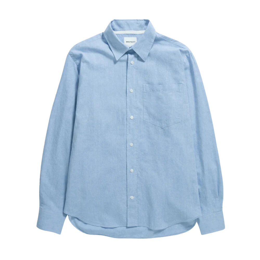 Norse Projects Chambray Overhemd Blue Heren