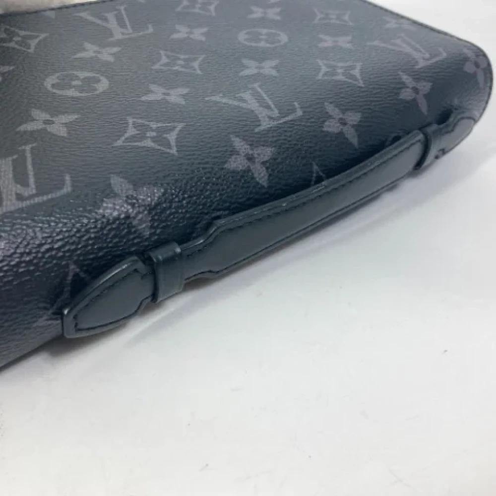 Louis Vuitton Vintage Pre-owned Canvas wallets Black Heren