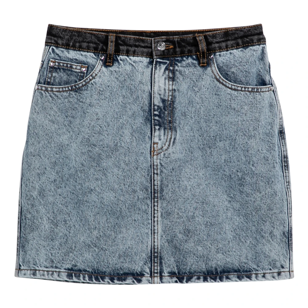 Rotate Birger Christensen Mini Rok in Trendy Stijl Blue Dames