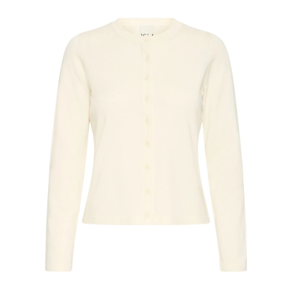 Ichi Donna Blanc Cardigan A Girocollo Luls - Immagine 2