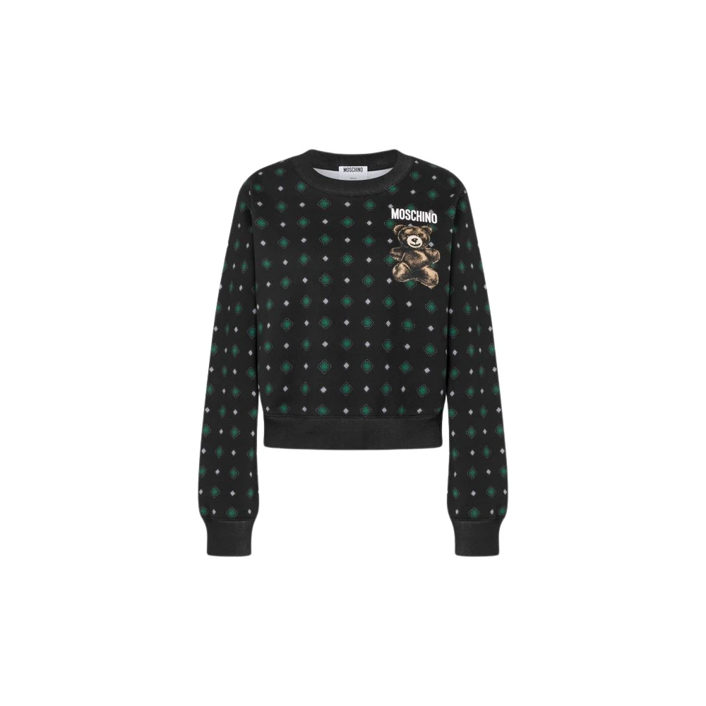 Moschino Multicolor Teddy Bear Cotton Sweatshirt - Unisex - Sweatshirts - L - Sweatshirts & Hoodies