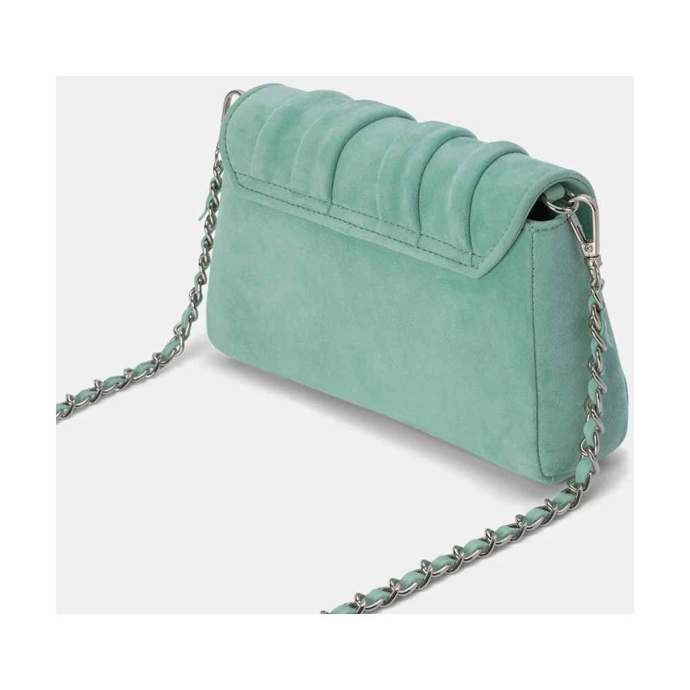 Alma en Pena Vierkante Broche Schoudertas Green Dames