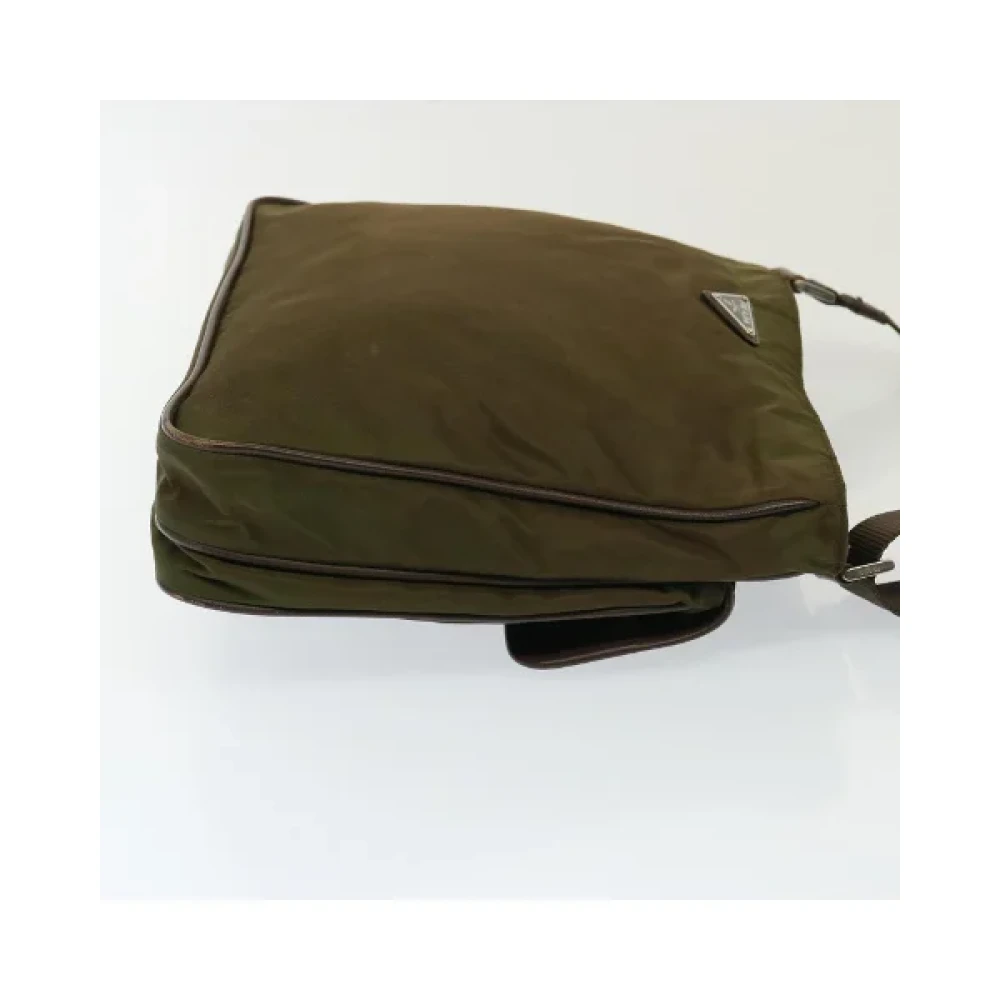 Prada Vintage Pre-owned Fabric prada-bags Brown Dames