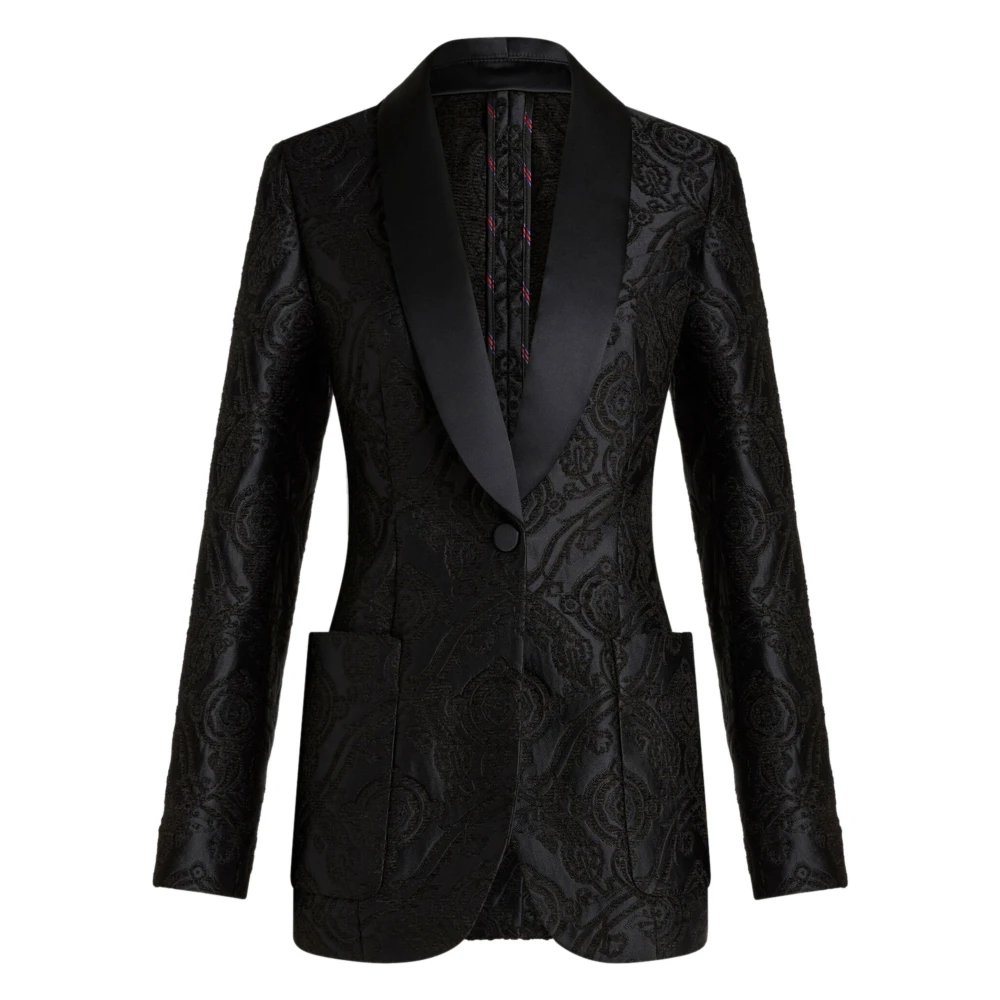 Etro Women's Black Blazers,, Stylish Jacket For Men Large