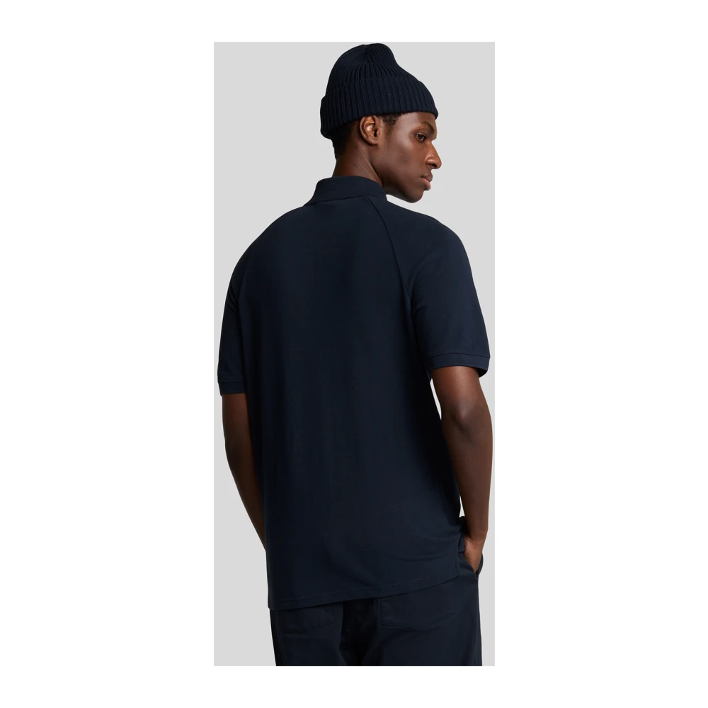 Lyle & Scott SS Polo Shirts Linnen Blend Polo Shirt White Heren