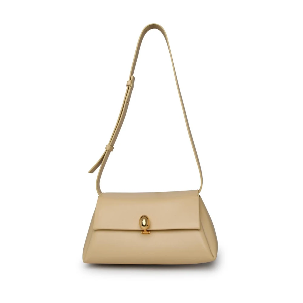 Jil Sander Women's Brown Leather Shoulder Bag