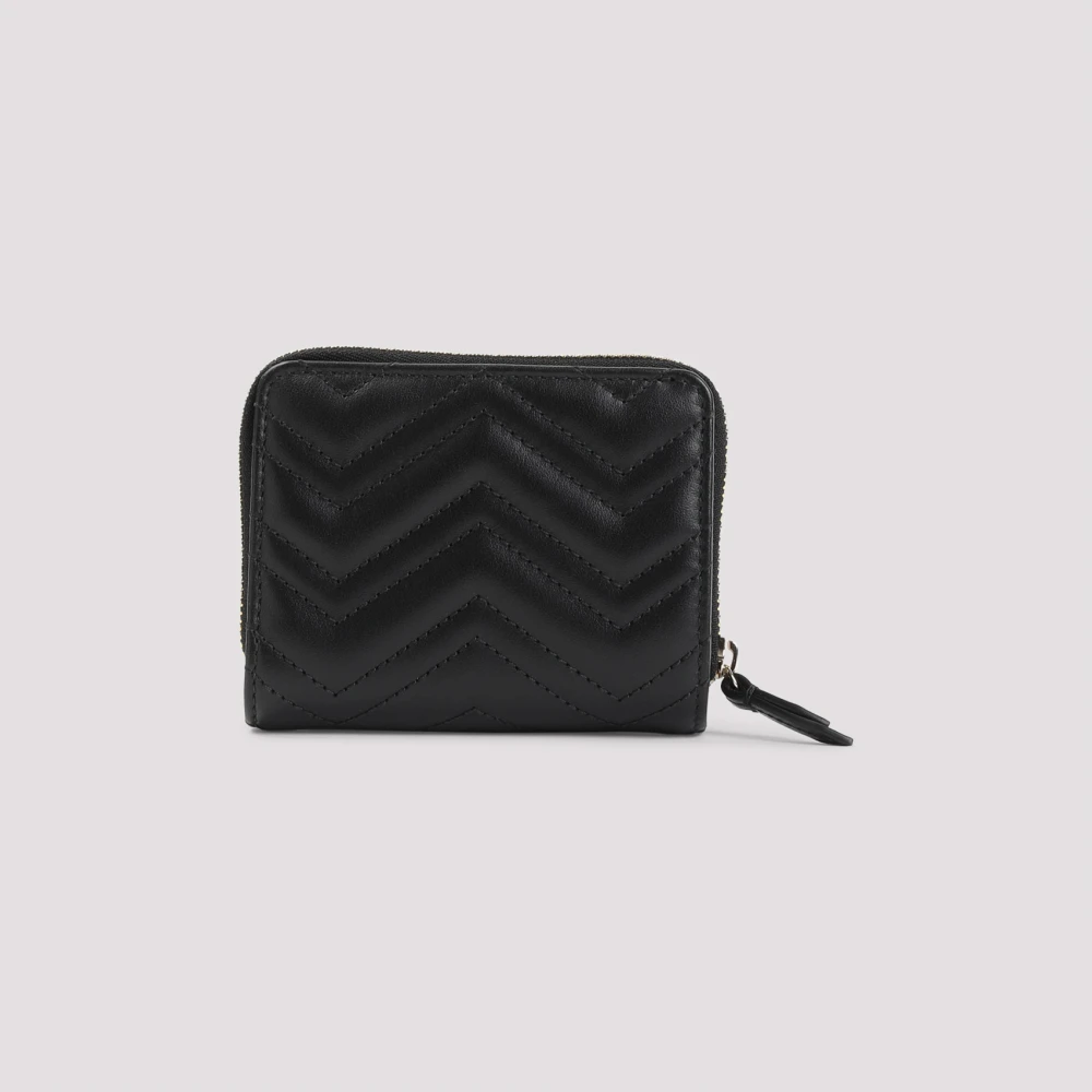 Gucci GG Marmont mini portemonnee met rits Black Dames
