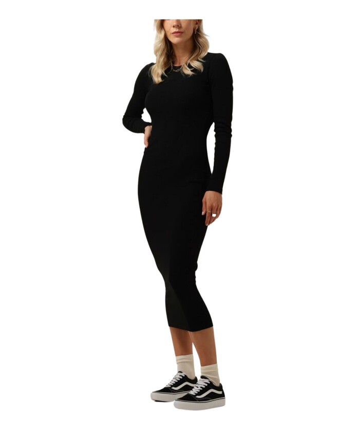 zwarte-midi-jurk-enally-ls-5314