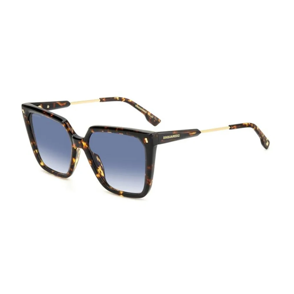 Dsquared2 Women's Brown Sunglasses, 57 Mm, Modern Square Sunglasses With Bold Profile