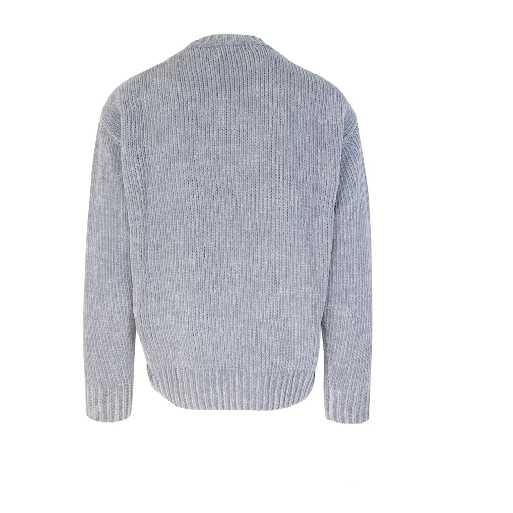 Bonsai Grijze Crewneck Sweater Katoen Ciniglia Gray Heren