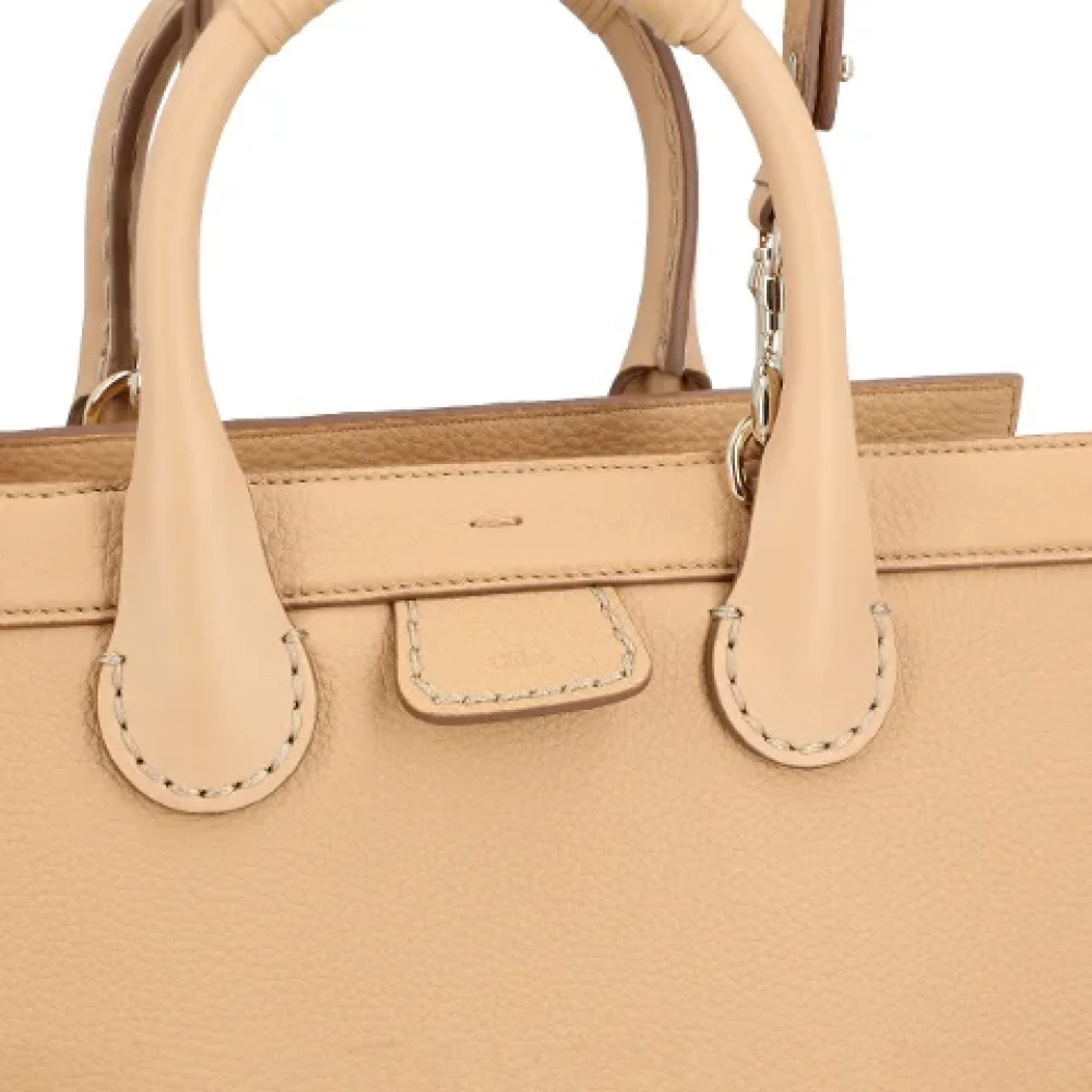 Chloé Leather shoulder-bags Beige Dames