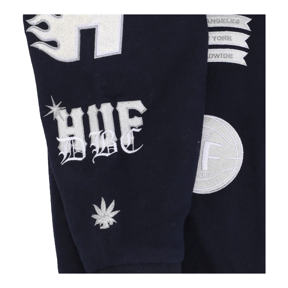 HUF Klassieke Varsity Jack Navy Blue Heren
