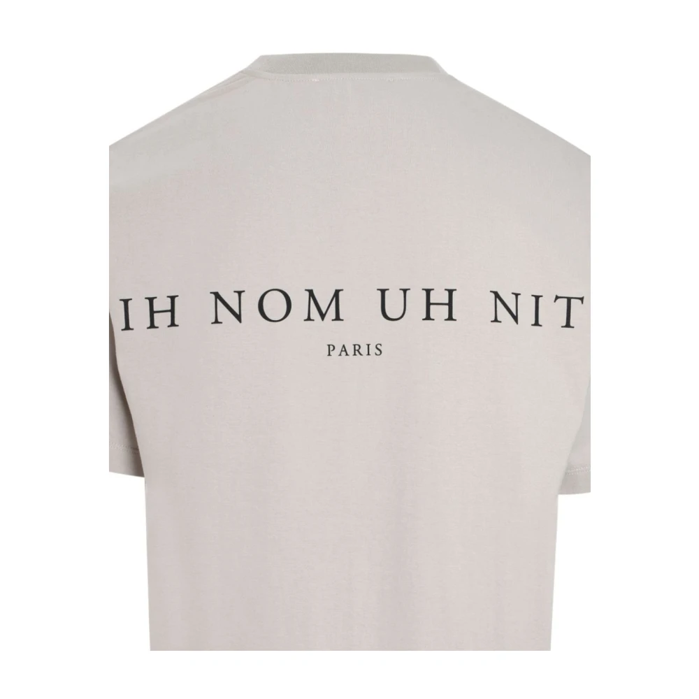 IH NOM UH NIT Grijze T-shirts en Polos Gray Heren