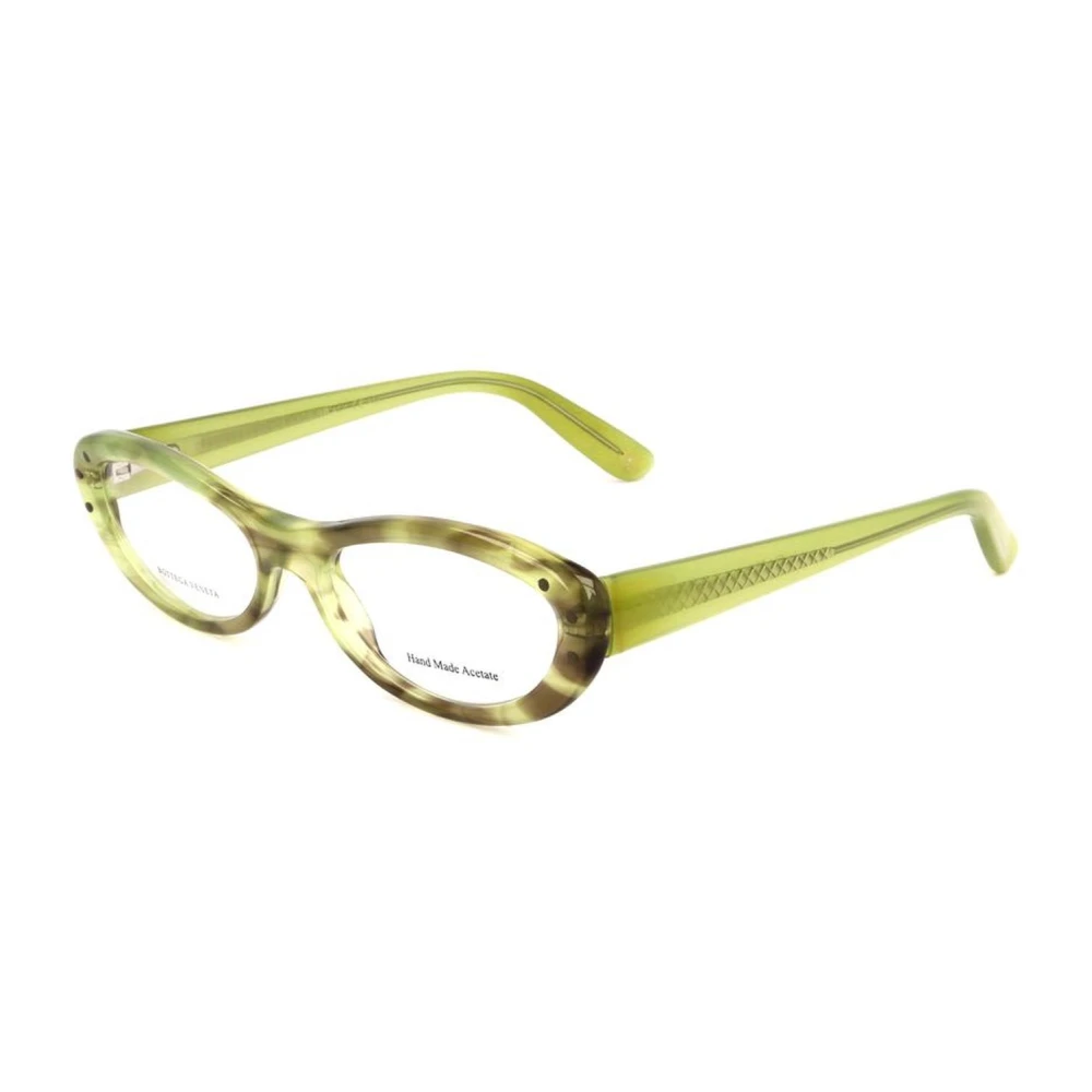 Bottega Veneta Groene Acetaatframebril met Havana Wijzerplaat Green Dames
