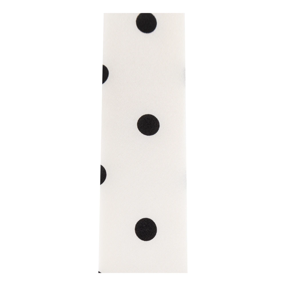 Moschino Zijden stropdas White Heren