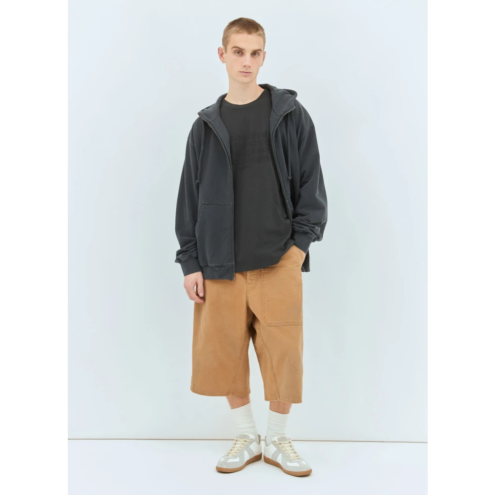 Maison Margiela Canvas Zak Shorts Orange Heren