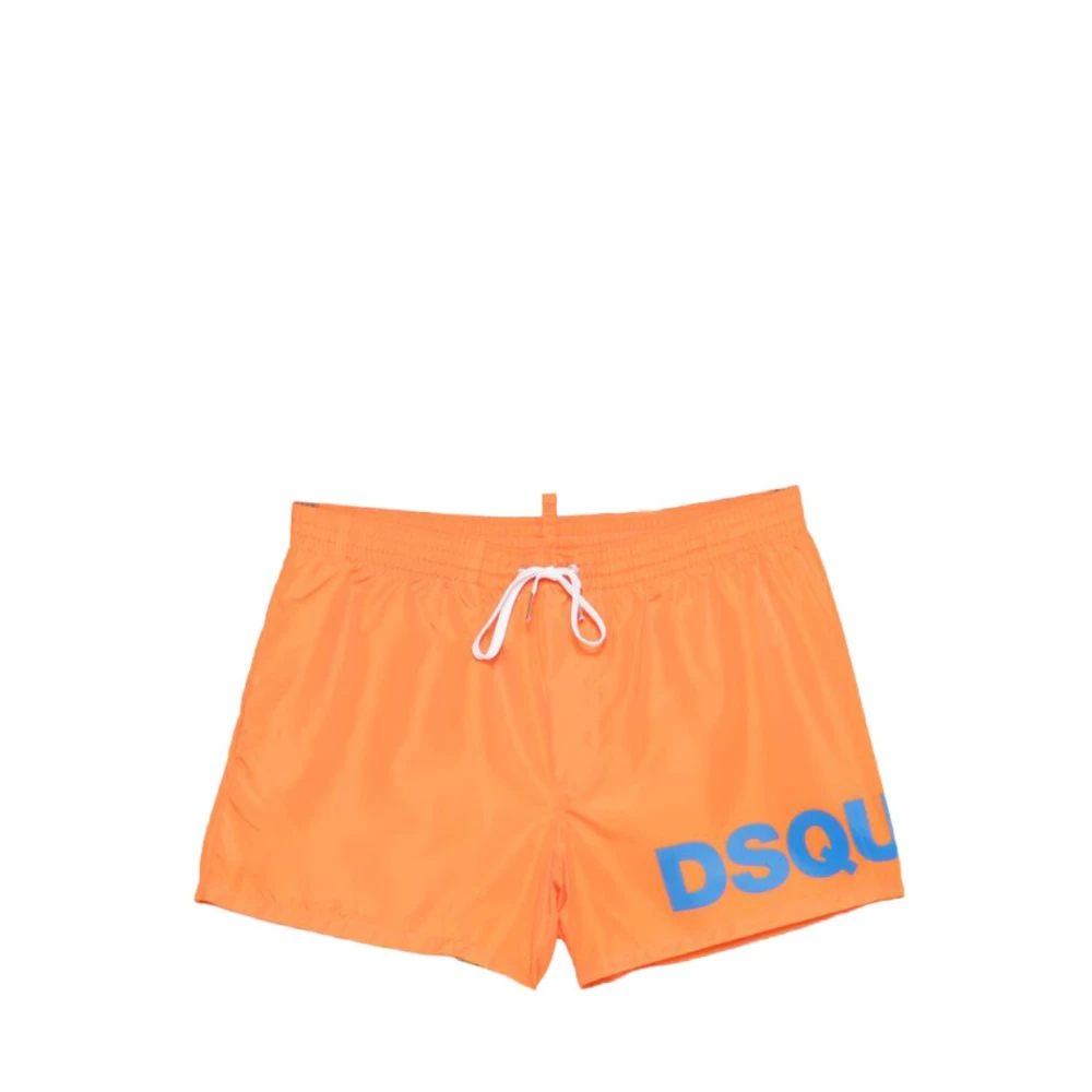 Dsquared2 Men's Orange Beachwear - Beachwear - 2XL - Swimwear