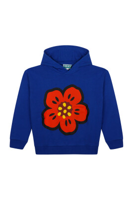 sweat-a-capuche-boke-flower-bleu