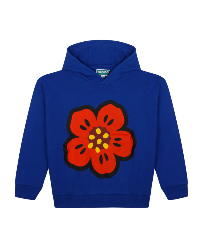 sweat-a-capuche-boke-flower-bleu