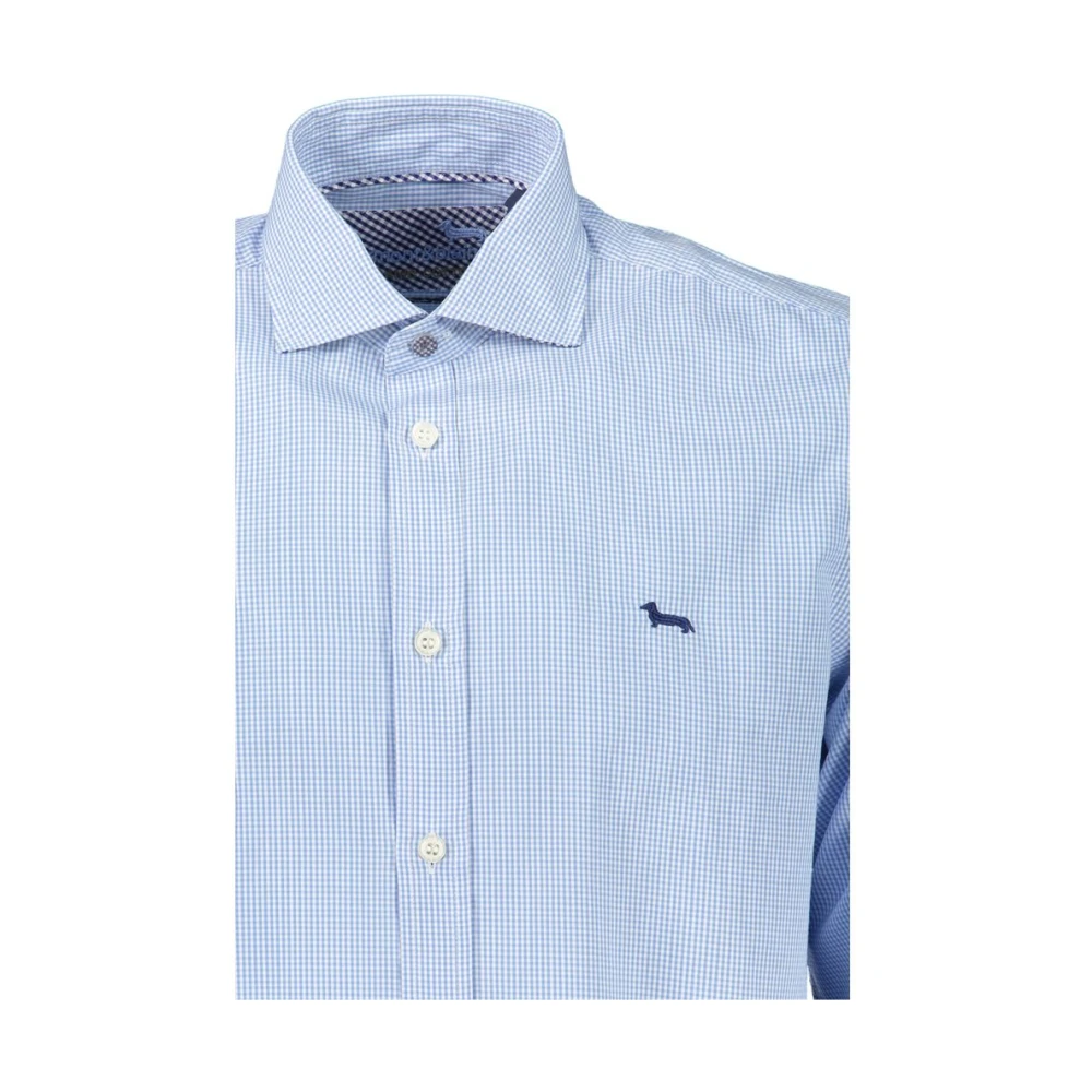 Harmont & Blaine Elegant lichtblauw overhemd met smalle pasvorm Blue Heren