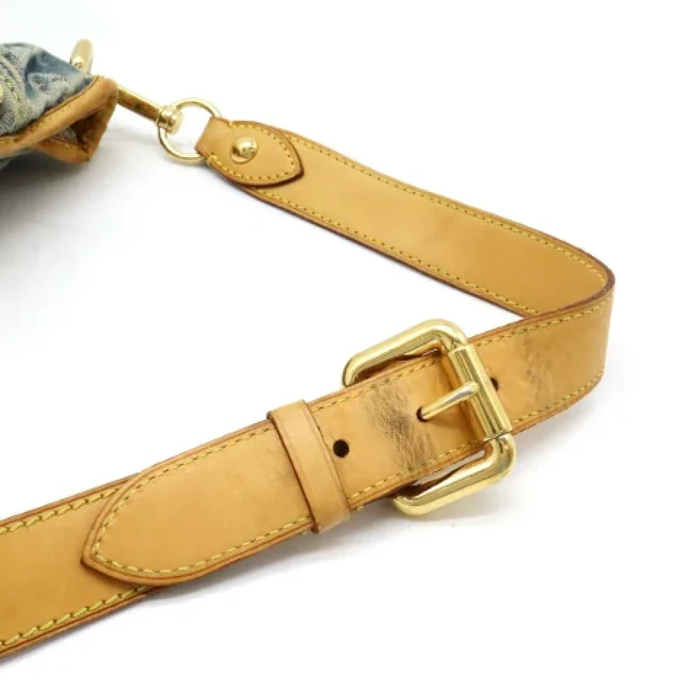 Louis Vuitton Vintage Pre-owned Denim louis-vuitton-bags Blue Dames