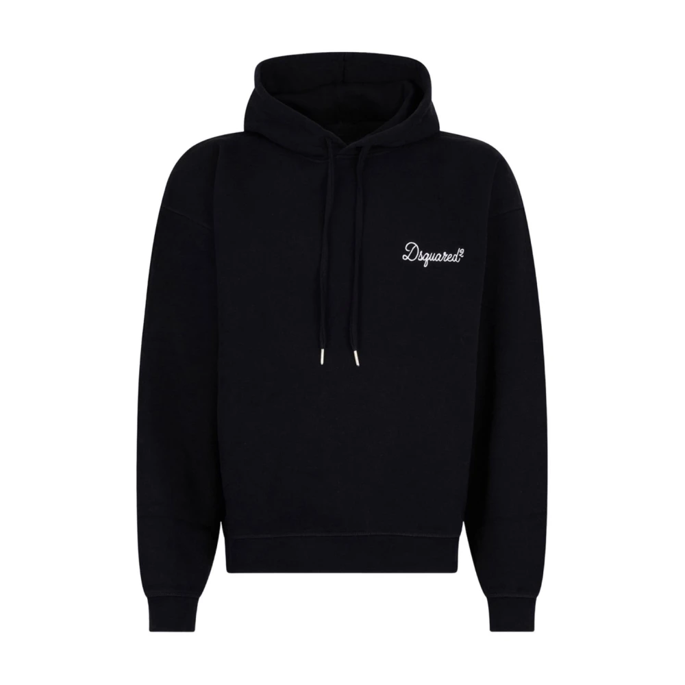 Dsquared2 Black Men's Sweatshirts Clothing Ss26 - Male - Hoodies - Xl - Sweatshirts & Hoodies