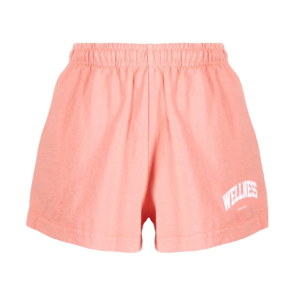 Sporty & Rich Wellness Ivy Disco Shorts Pink Dames
