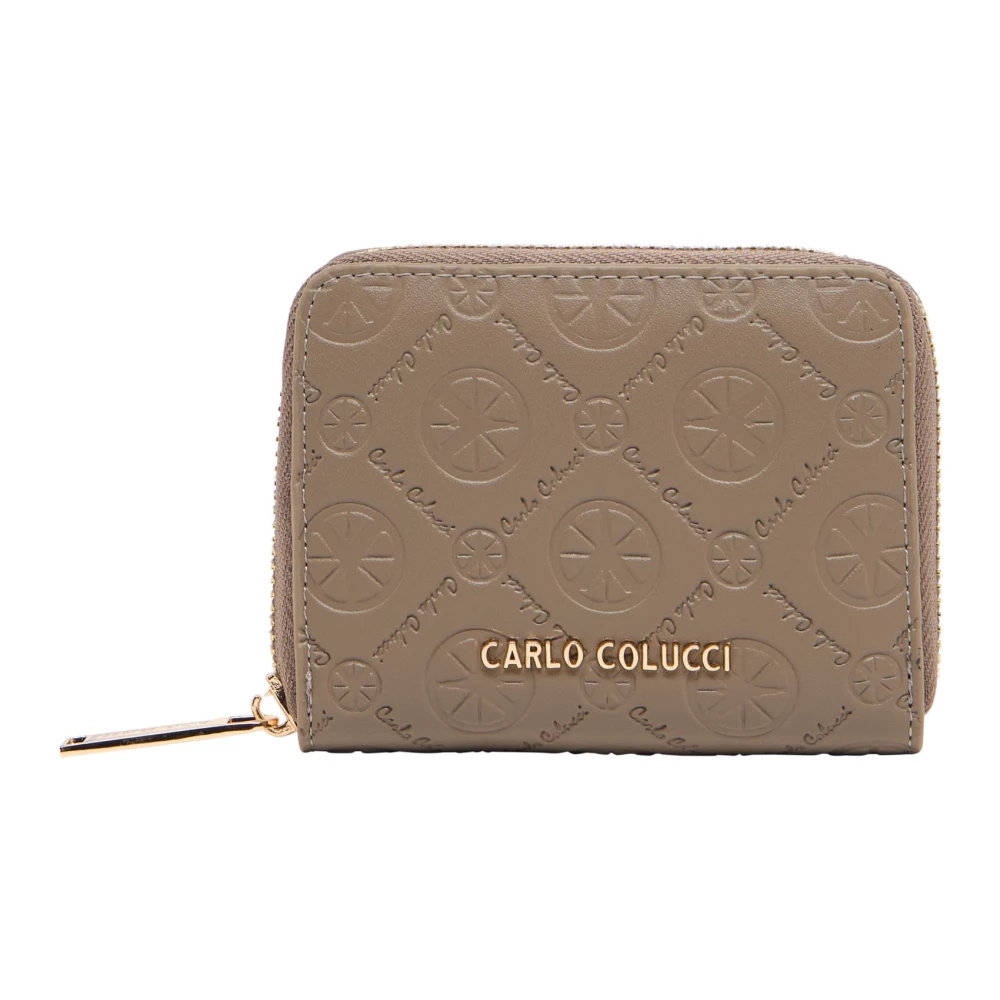 Carlo Colucci Women's Beige Wallets & Cardholders, One Size, Small Wallet