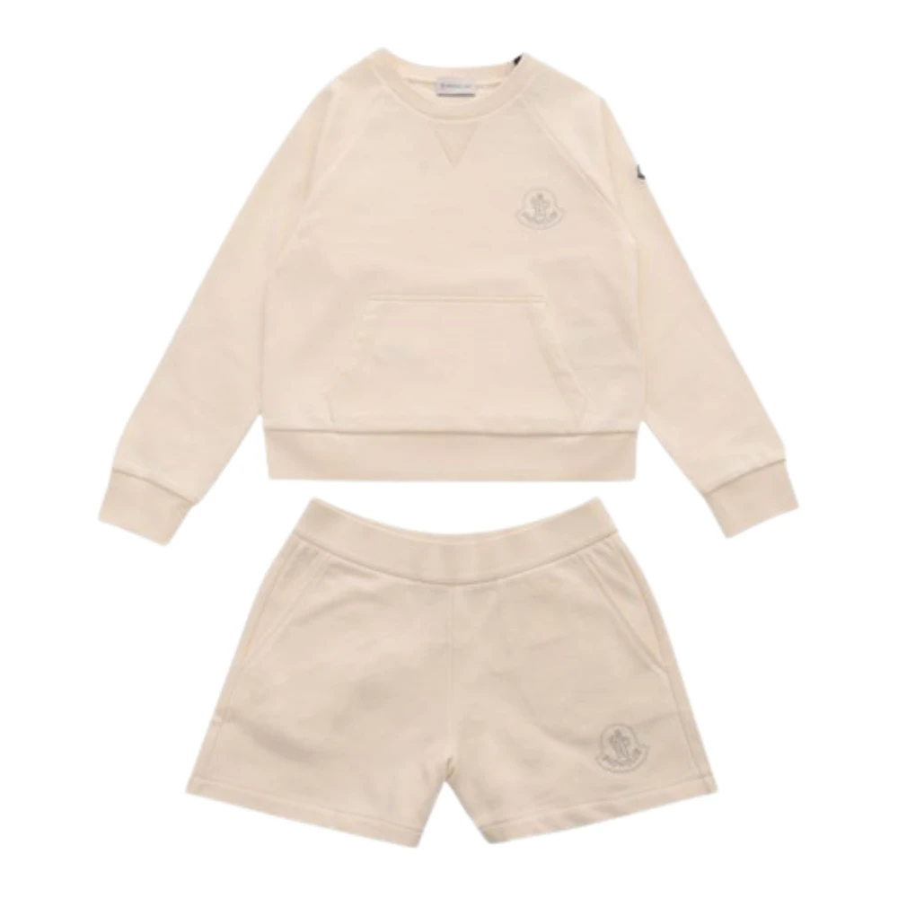 Moncler Beige Barnklänning och Shorts Set Beige, Flicka