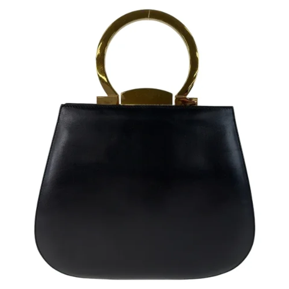 Salvatore Ferragamo Pre-owned Fabric handbags Black Dames