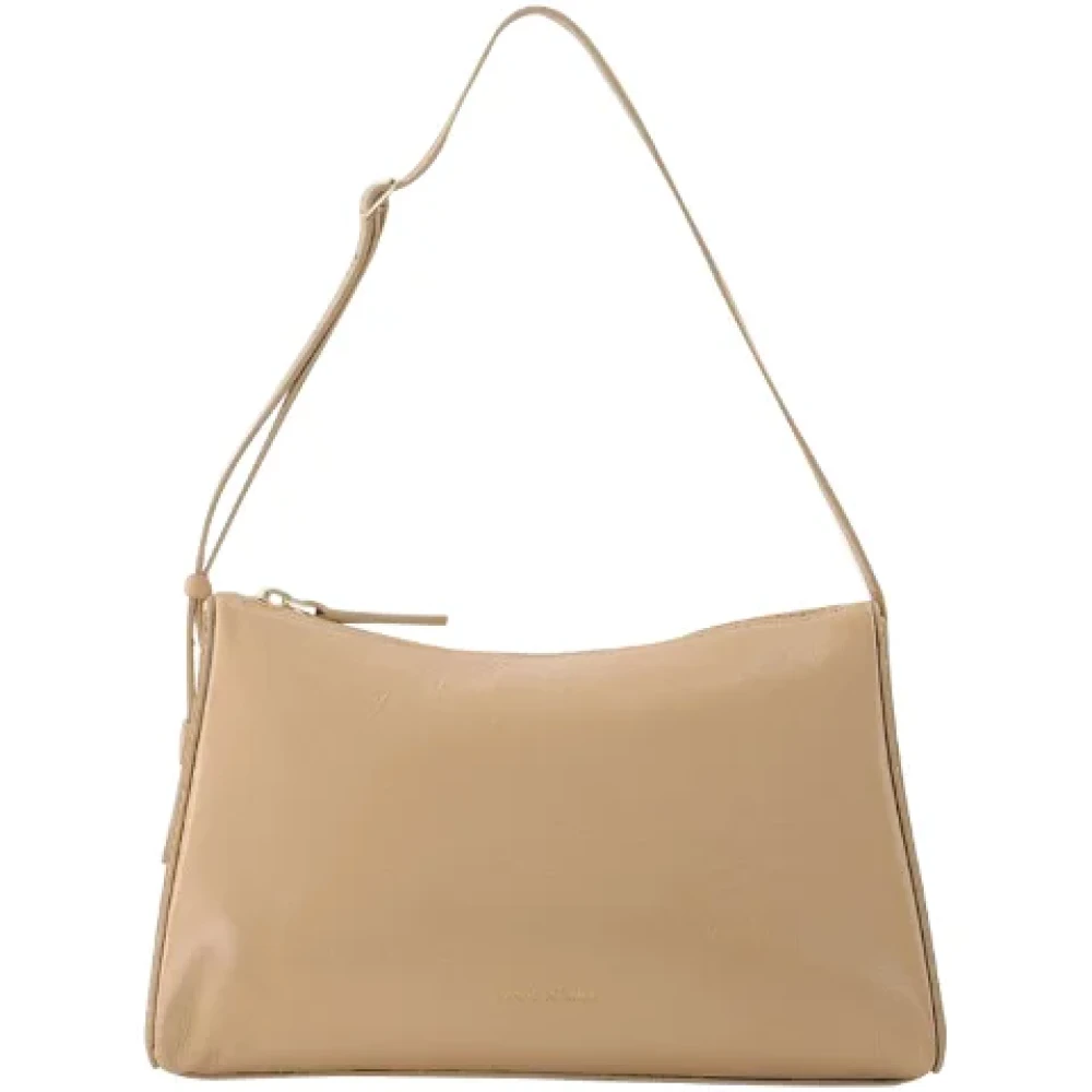 Manu Atelier Leather shoulder-bags Beige Dames