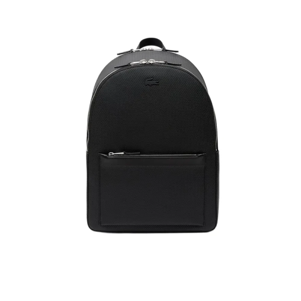 Lacoste Uomo Nero Borse, Taglia Unica, New,