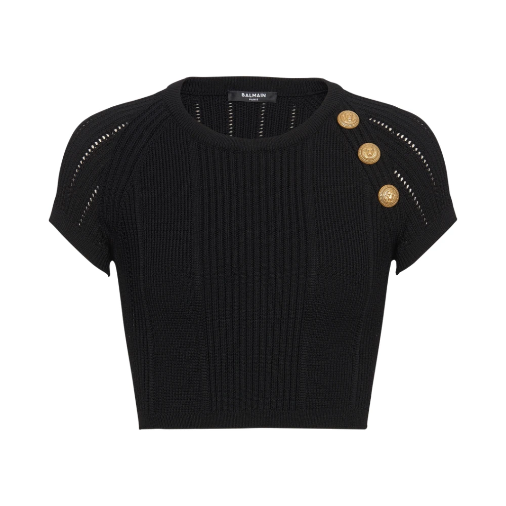 Knitwear > Round-neck Knitwear - - Balmain - Modalova