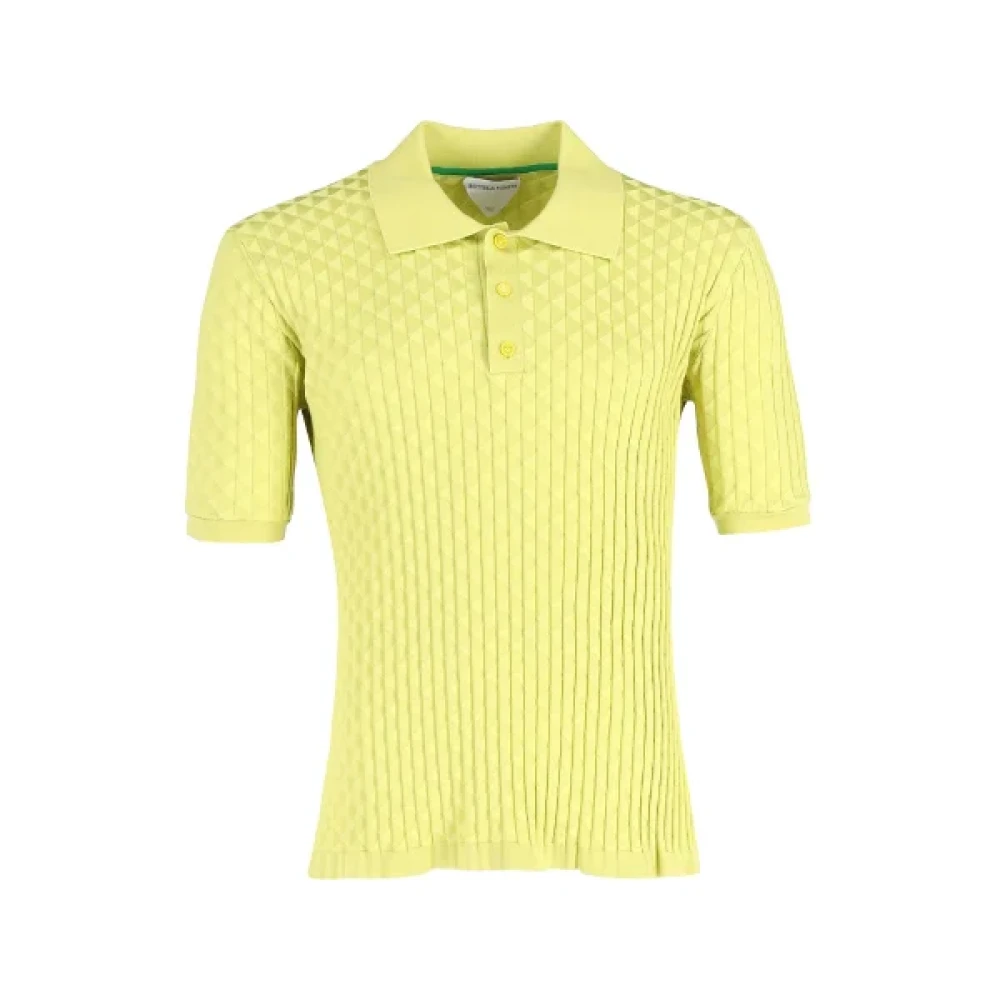 Bottega Veneta Vintage Pre-owned Cotton tops Yellow Heren