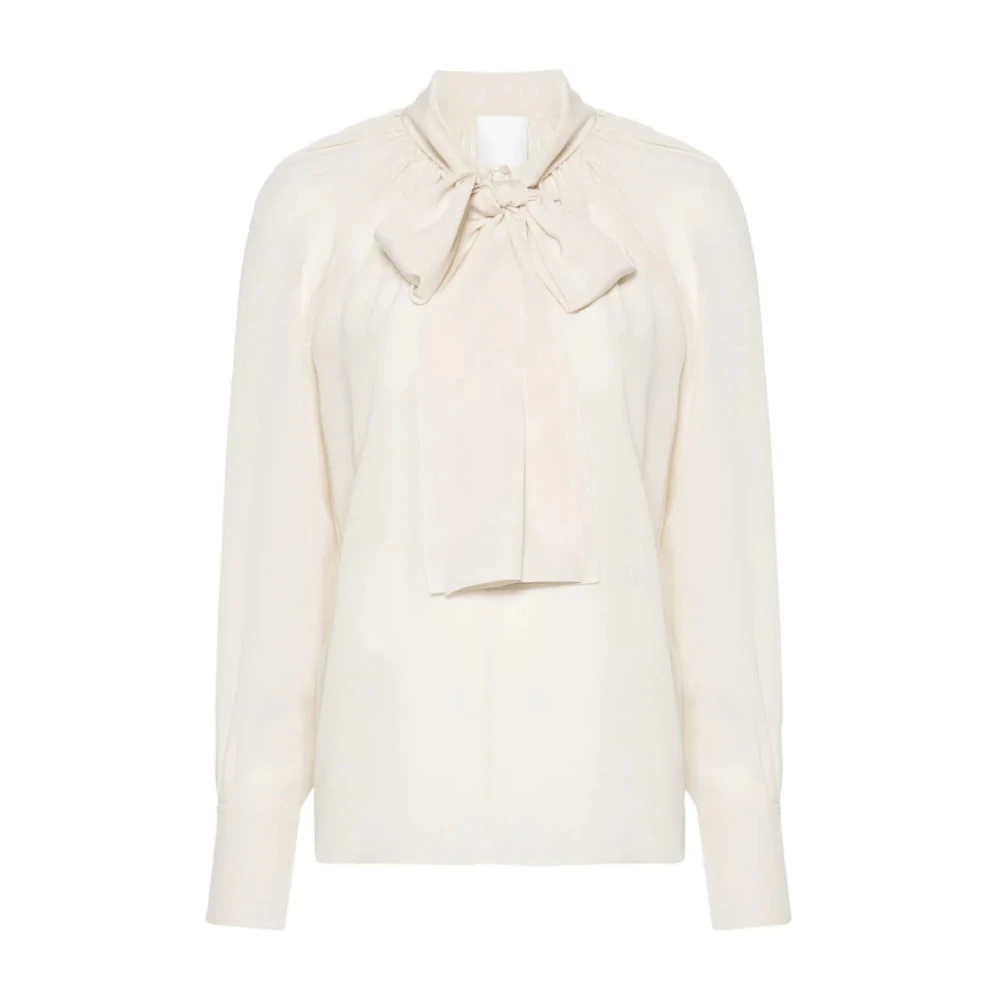 Givenchy Blouse met Knoopsluiting Beige Dames